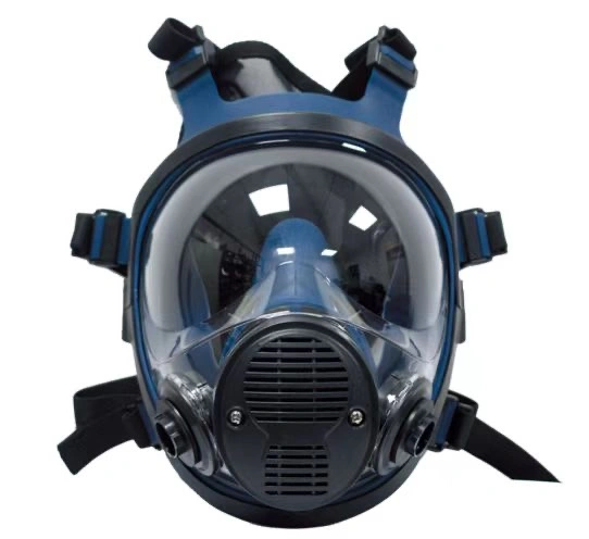 Full Face Gas Mask Anti Fog Scratch Resistant Protective Silicone Mask