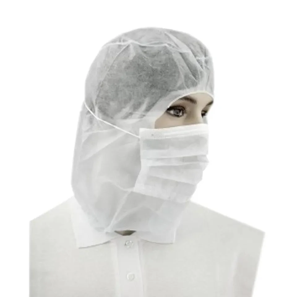 Original Supplier Eco-Friendly PP Disposable Head Cover Ninja Hood Astronaut Cap for Industrial Purpose