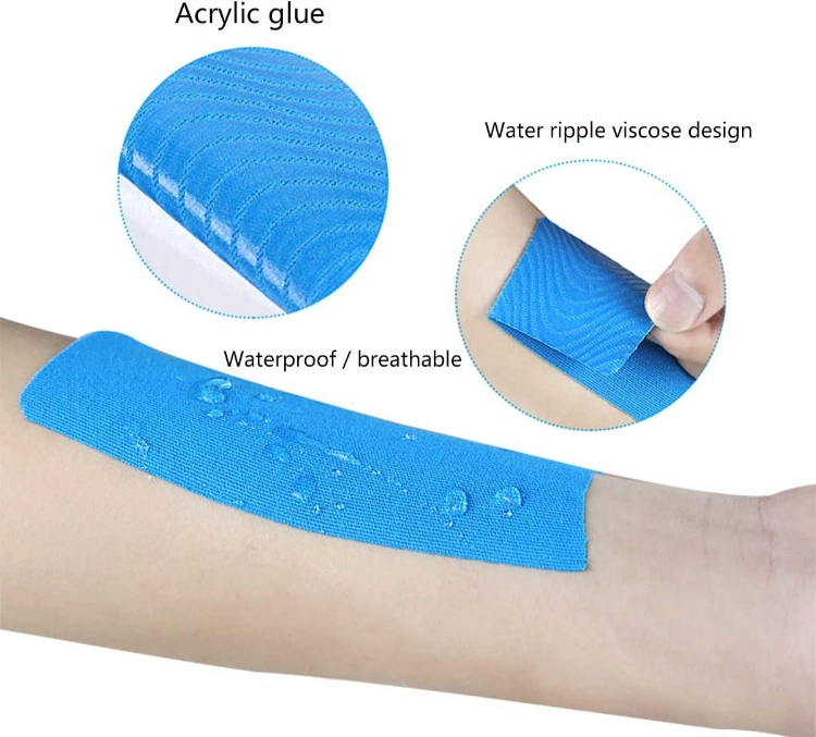 Waterproof Precut Kinesiology Tape Elastic Hypoallergenic Sports Tape