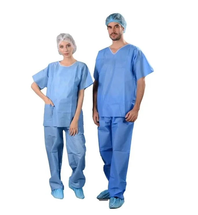 Hospital Disposable Non Woven Scrub Suit