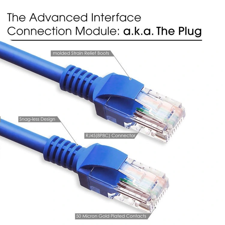 Network Cable/ LAN Cable 24/23/22AWG Cat5e CAT6 Patch Cord