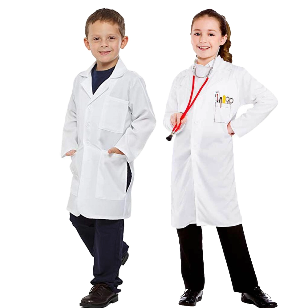 Wholesale Custom Kids Lab Clothes Dress up Kids White Doctor Kids White Show