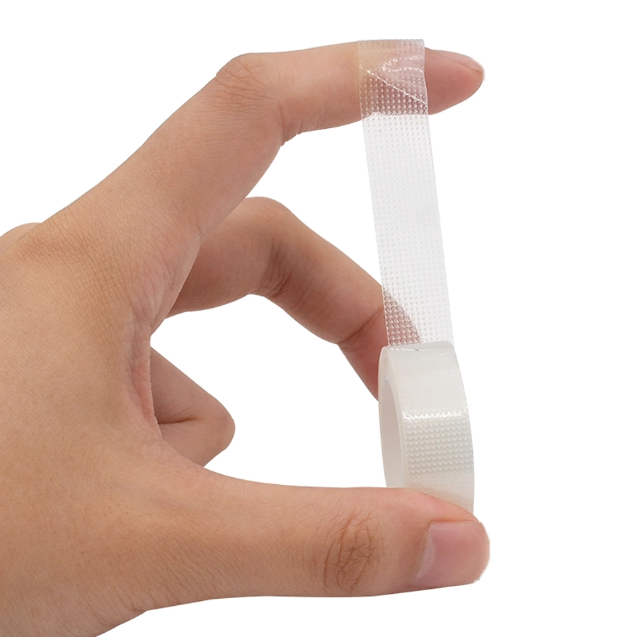 Medical Easy Tear Micro Perforated Adhesive 1.25cm/2.5cm/5cm/7.5cm/10cm Transparent PE Plaster for Wound Fixation
