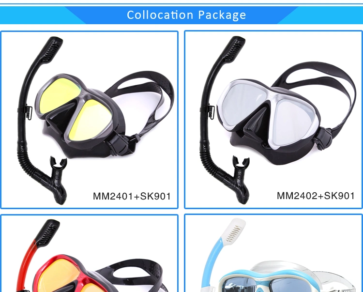 Ladies Popular Soft Fit FDA Silicone Strap Diving Masks