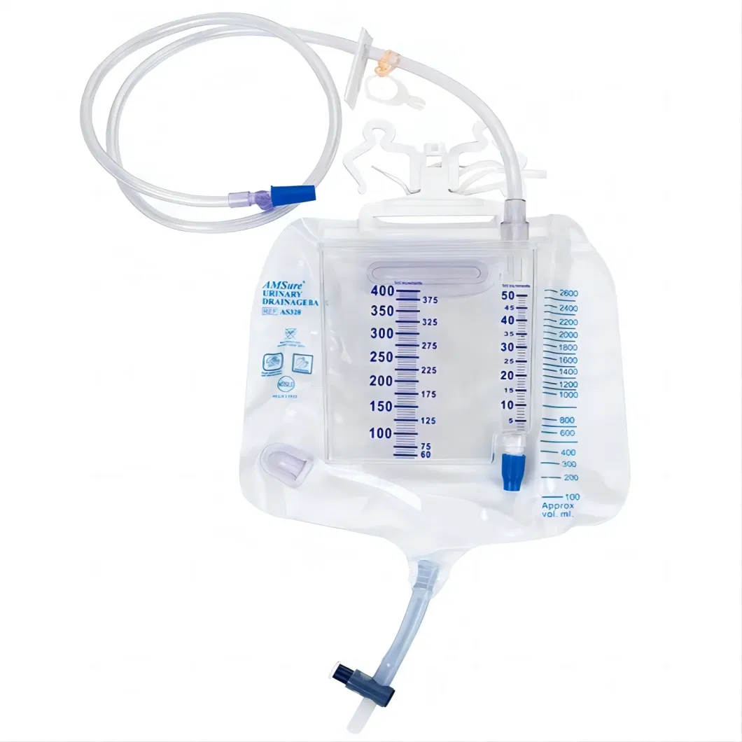 Hospital 2000ml Urinary Drainage Urine Meter Urine Bag