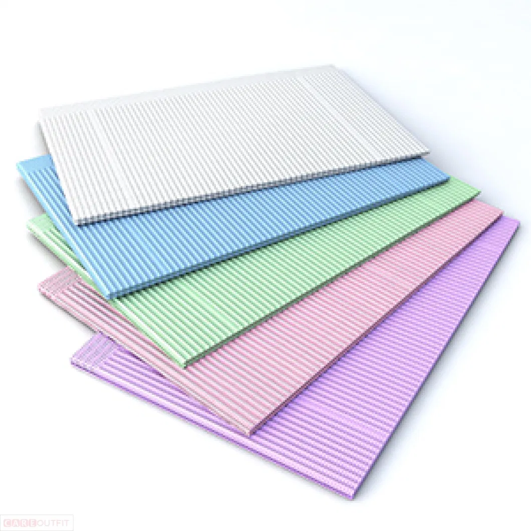 500PCS Disposable Dental Bibs for Dentist Colorful Dental Hospital Waterproof Disposable Dental Bib