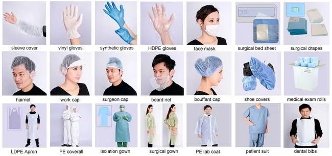 China Wholesale Nonwoven Disposable Doctor Cap with Ties on