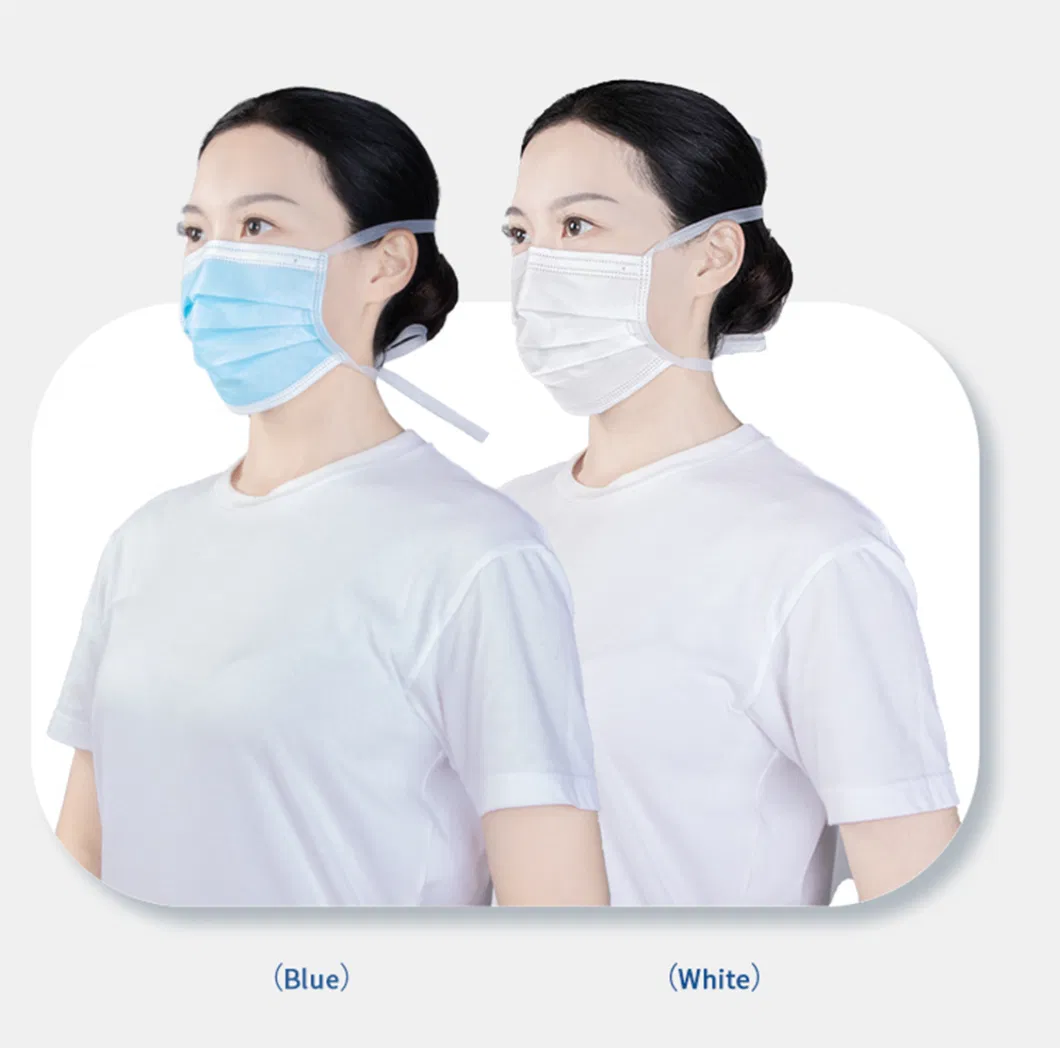 White List Factory PP Disposable Tie on Face Mask