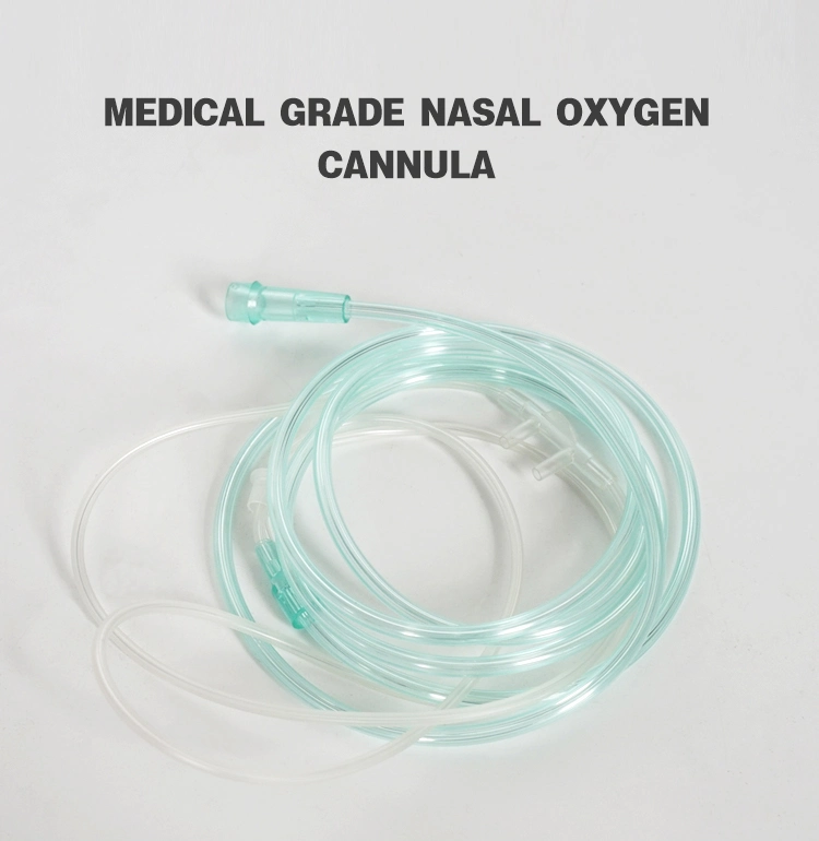 Soft Prongs Disposable Adult Medical Nasal Catheter Oxygen Tube for Oxygen Concentrator
