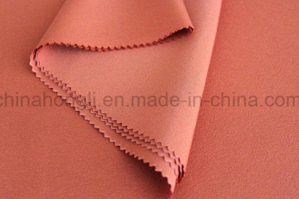 Poly Twill Four-Way Spandex Gabardine for Trousers/Dresses