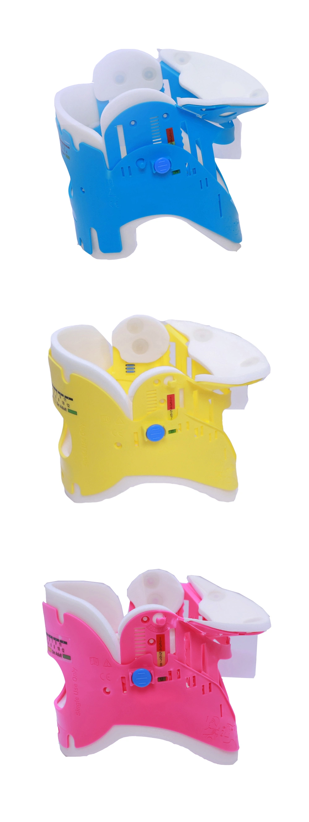 Cervical Collar First Aid Rescuing Safe Transportation Adjustable Cervical Brace Collar Extrication Collar for Infant / Kids / Adult with FDA