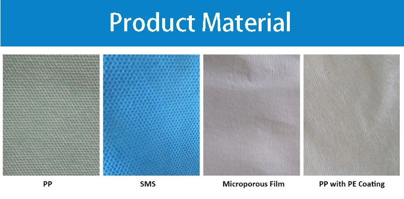 Laboratory Nonwoven Fabrics Disposable Medical Lab Coat