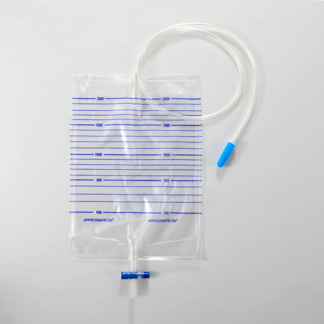 1500ml 2000ml Economic Disposable Luxury Sterile Urinary Drainage Bag Urine Collector Bag