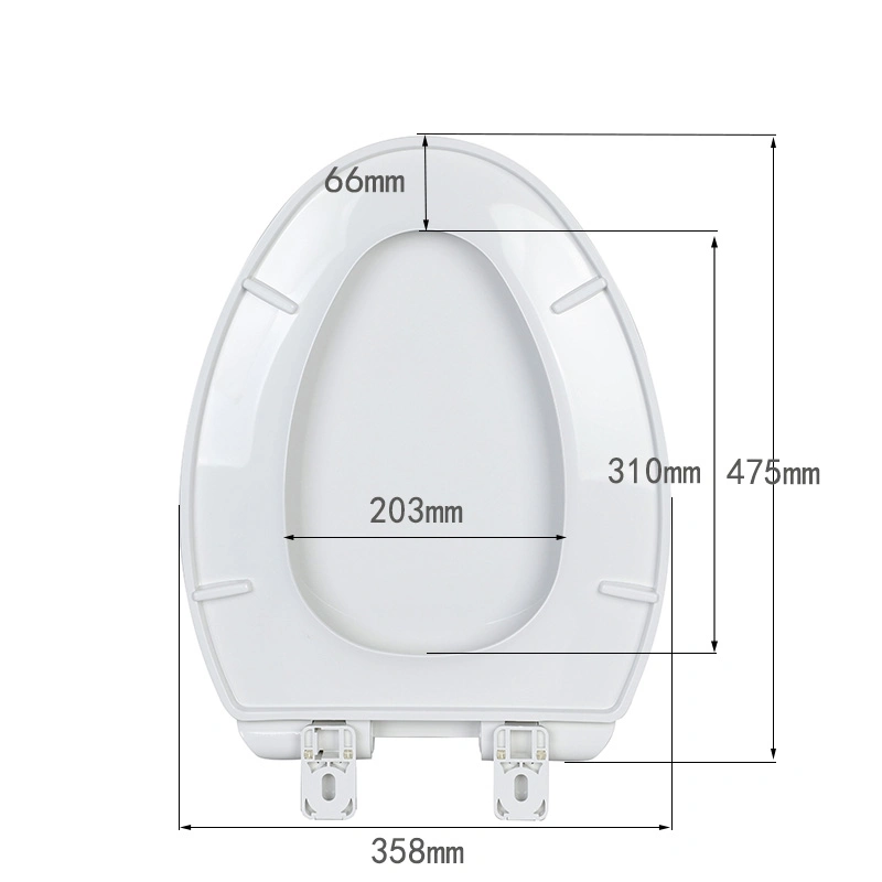 Hot Sale PP Toilet Seat Cover for Bathroom Plastic Toilet Seat Cover