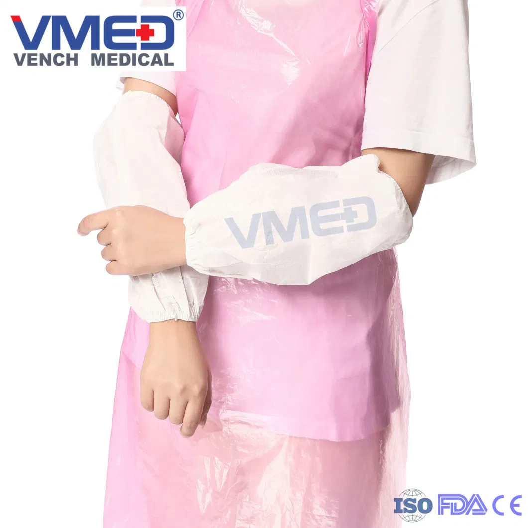 Disposable Micro-Porous Spp Non-Woven White Sleeve Cover