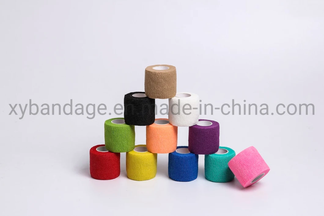 Medical Colorful Self-Elastic Adhesive Bandage Non-Woven Felt