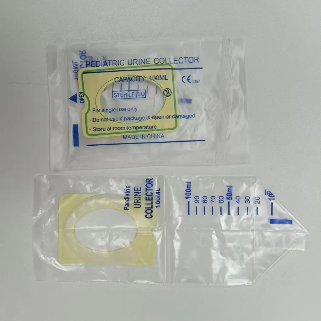 Baby Urine Drainage Collection Bag Medical Supplies Urine Bag with Lever Tap