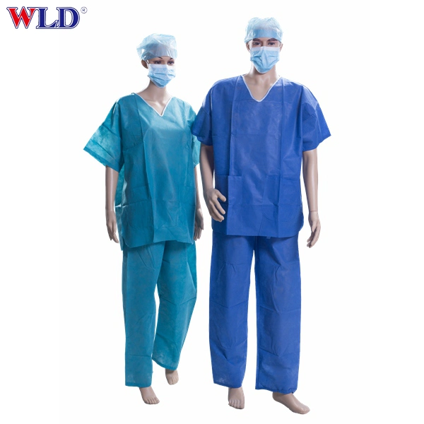 Wholesale Non Woven Nursing Uniforms Sets Scrubs Isolation Nurse Nursing Suit