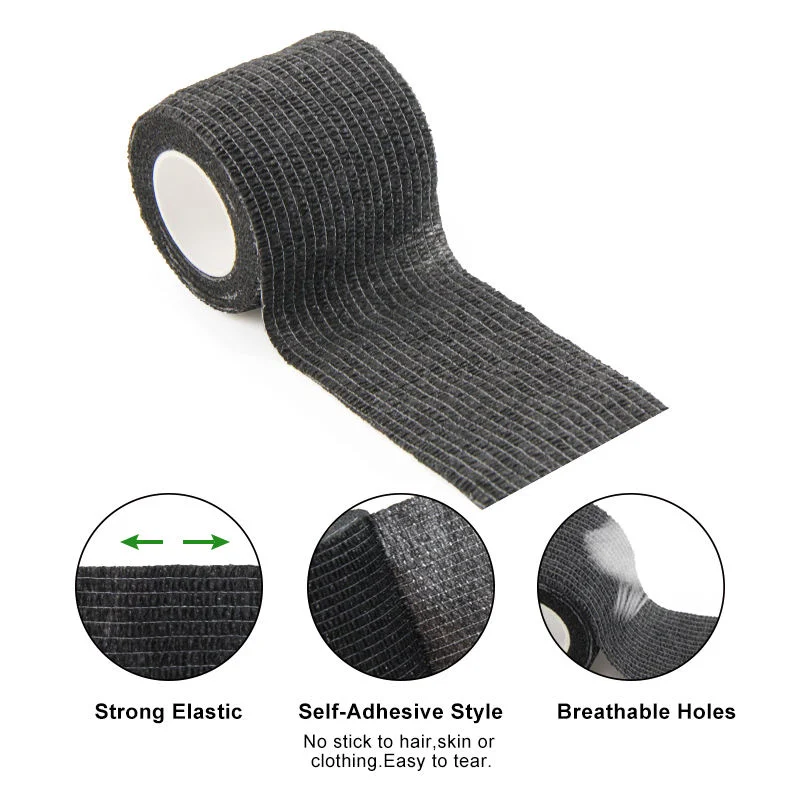 Self-Adhesive Flexible Wrap Cotton Vet Elastic Cohesive Bandage for Dog Pets Animals