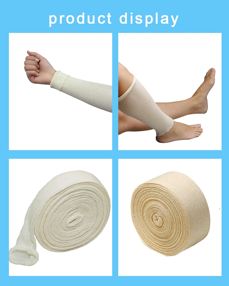 Medical Spandex Cotton Elastic Crepe Bandage with CE and FDA