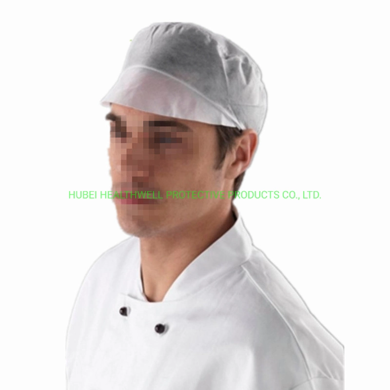 Disposable Non Woven Women&prime; S Snood Cap Hair Cap Nonwoven Work Cap for Food Industrial