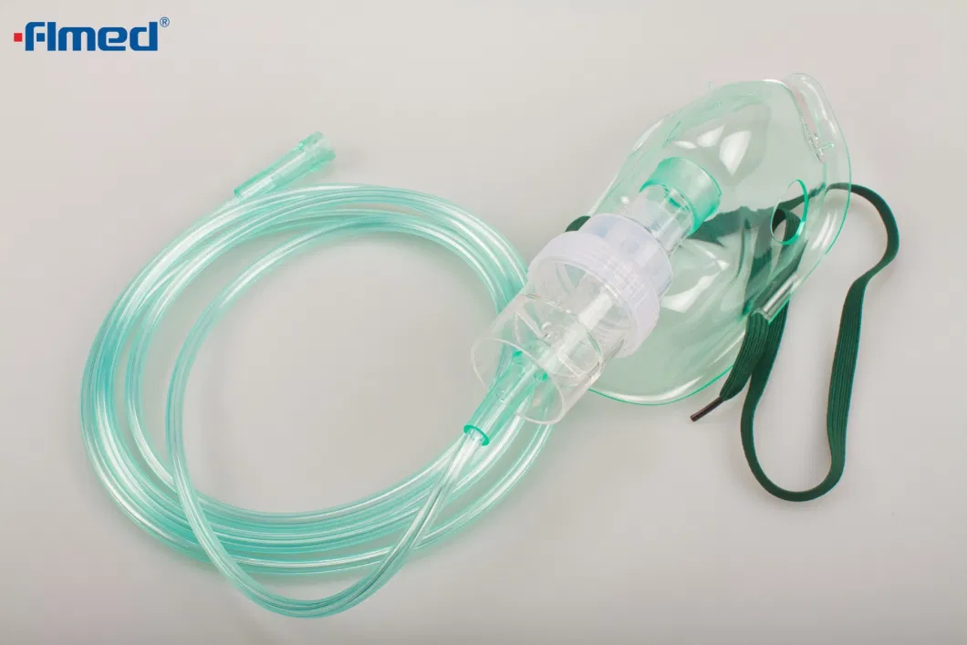 Disposable Adult Oxygen Nebulizer Mask Kit with Tubing and Nebulizer Cup