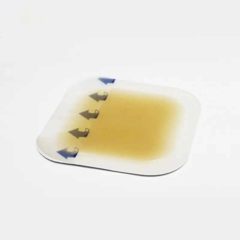 Medical Wound Care Adhesive Disposable Ultra Thin Hydrocolloid Dressing Used to Absorb Exudate