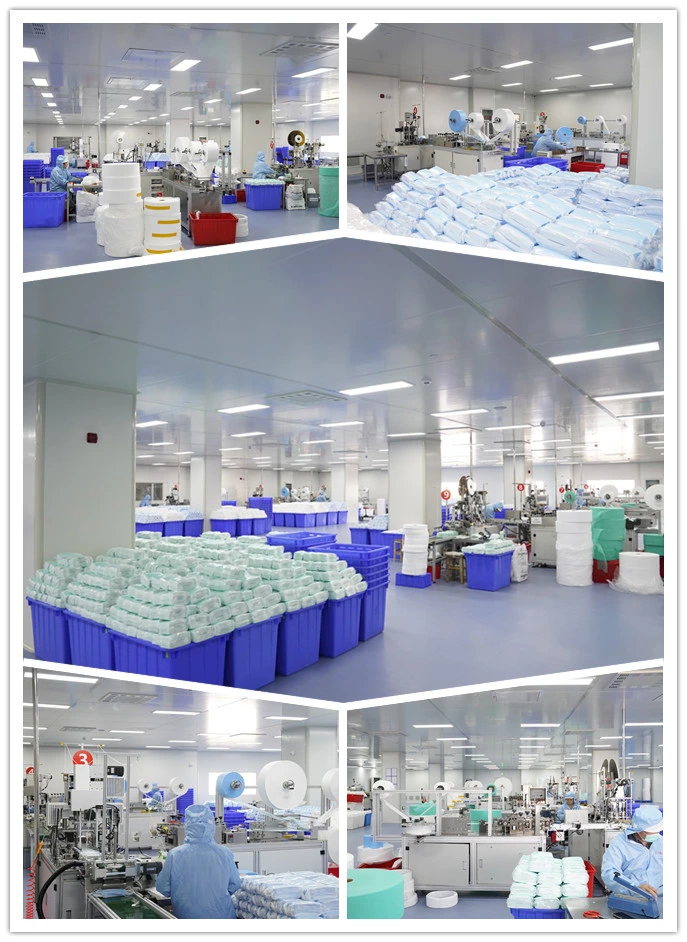 Factory Wholesale Price Disposable Use 3ply Medical Surgical Nonwoven Face Mask 50PCS Package 17.5c9.5cm Hospital Use Tie-on Face Mask