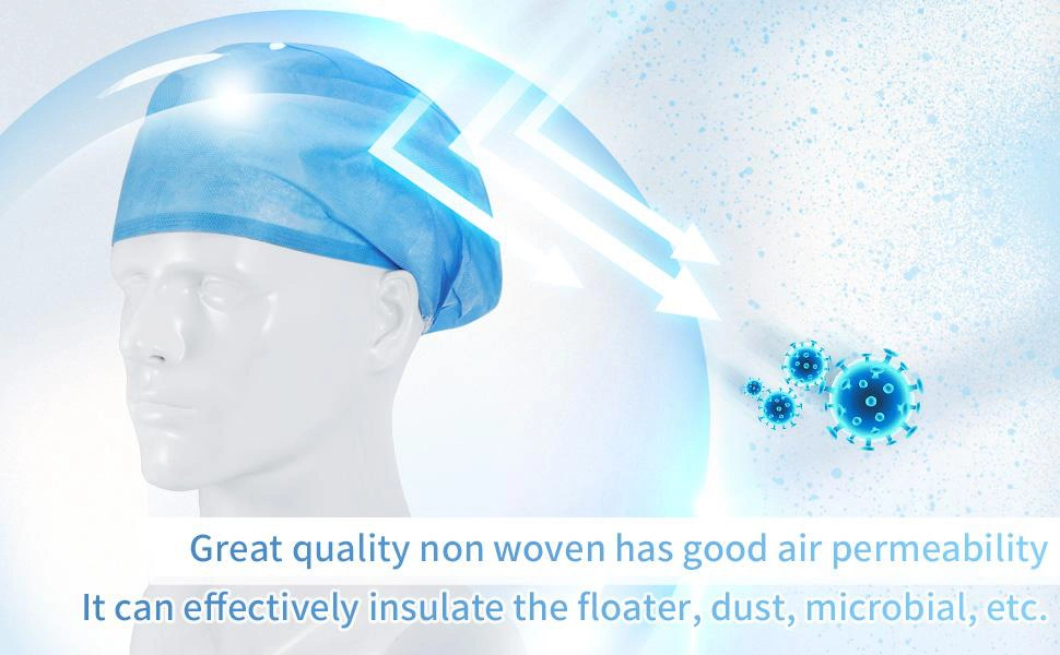 Disposable Nonwoven Doctor Cap with Tie on or Elastic