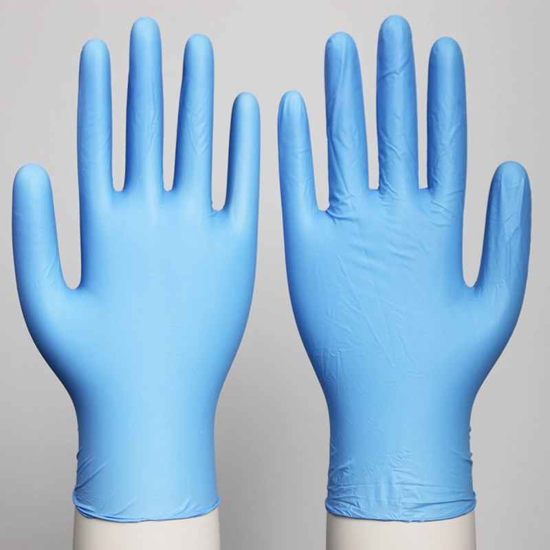 Disposable Nitrile Vinyl Synthetic Gloves FDA SGS Certified Industrial Grade Without Powder