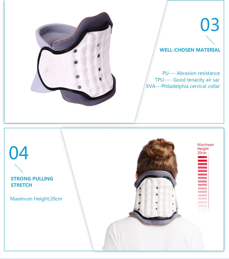Medical Inflatable Cervical Traction Adjustable Cervical Collar