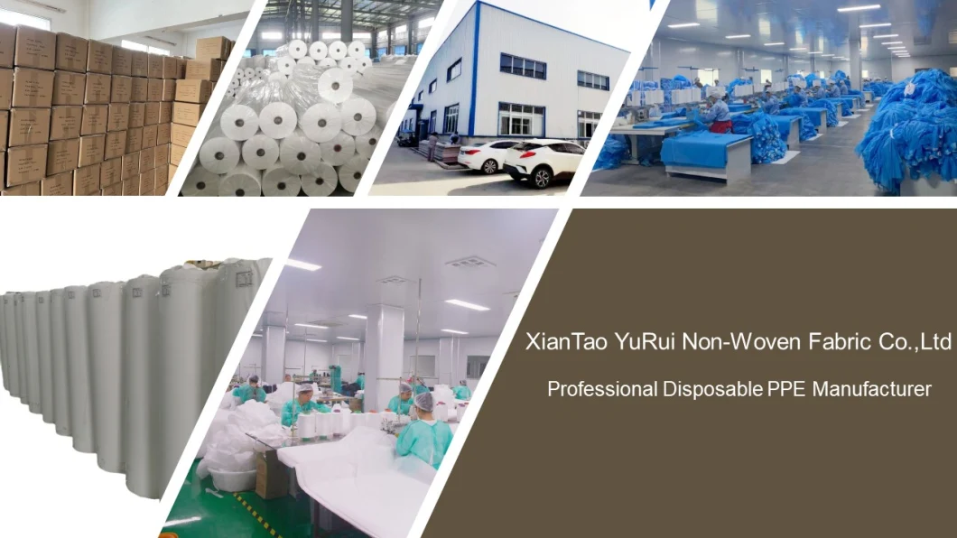 Health Care Factory OEM Customized Sanitary Doctor Nurse Hair Net Disposable PP SMS Bouffant Cap