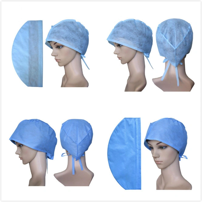 Non-Woven Fabric Food Processing Disposable Bouffant Cap