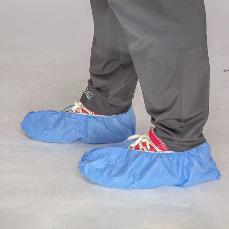 Factory Outlet Boot Cover High Quality Non-Woven Fabric Blue Disposable Shoe Cover