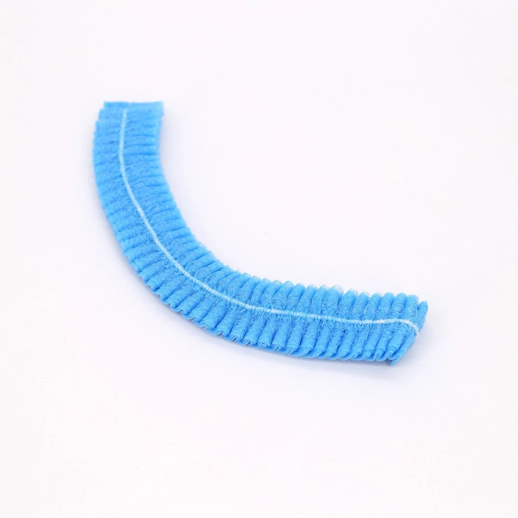 Medical Disposable Doctor/Nurse Use Blue/White/Green Waterproof Elastic Anti-Slip Clip Cap