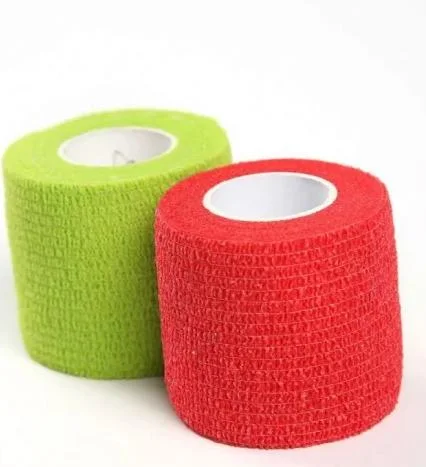 Customized Multi-Color Elastic Medical Self Adhesive Cohesive Bandage for Pets Protection