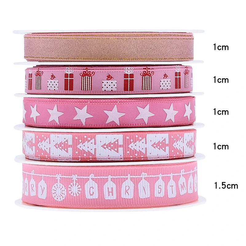 Christmas Gifts Packaging Silk Fabric Satin Curling Craft Ribbon