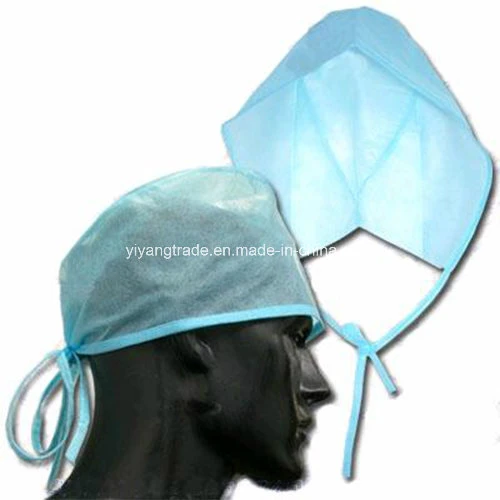 Disposable Nonwoven Surgical Doctor Cap with Ties