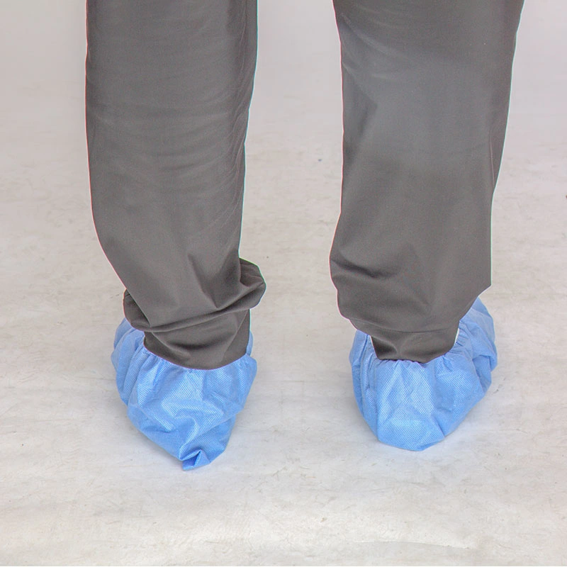 Factory Outlet Boot Cover High Quality Non-Woven Fabric Blue Disposable Shoe Cover