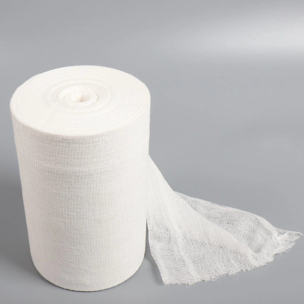 75G/M2 Natural White 5cm X 4.5m Stretched Length Non Sterile Medical Dressing Cotton Elastic Crepe Bandage