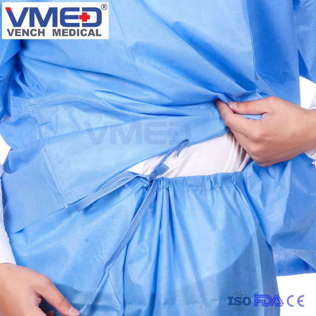 Disposable Nonwoven Hospital Medical Scrub Suit for Doctor/Medical Uniform Scrub Suit