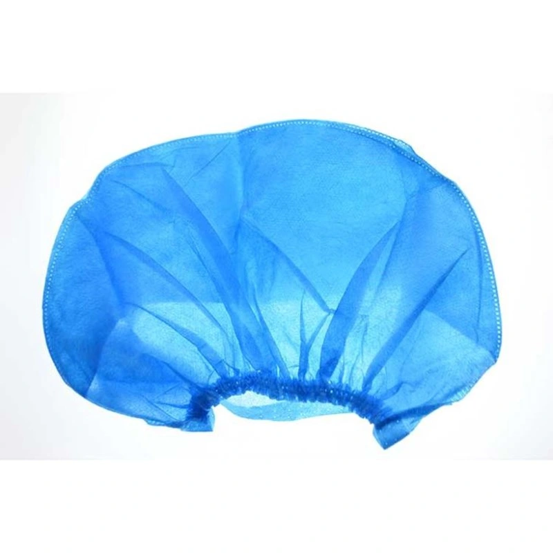 Disposable PP Non Woven Doctor and Nurse Cap with Adjustable Elastic at Back to Protect From The Water, Dust and Virus