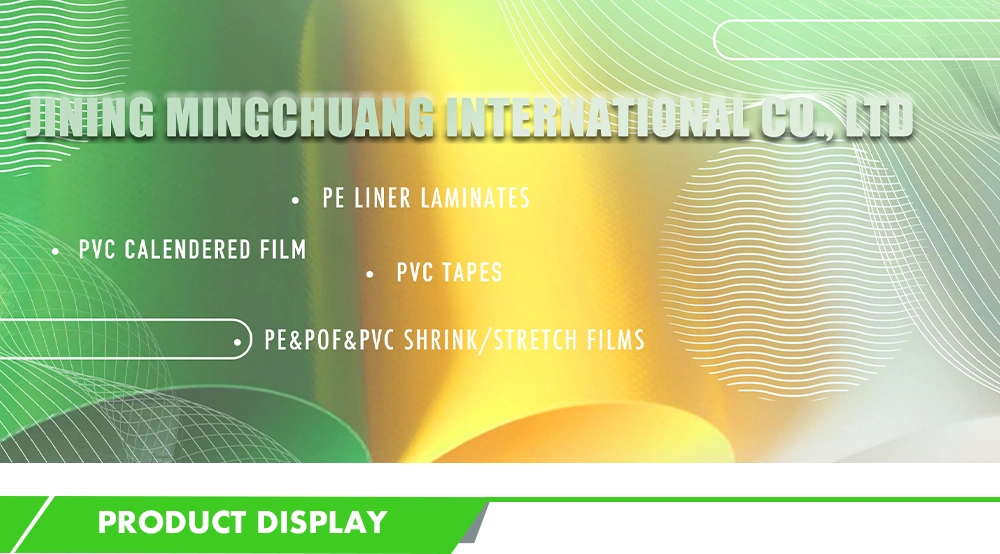 0.04mm-0.20mm Clear Hologram Laminate Patch Film for Printed PVC