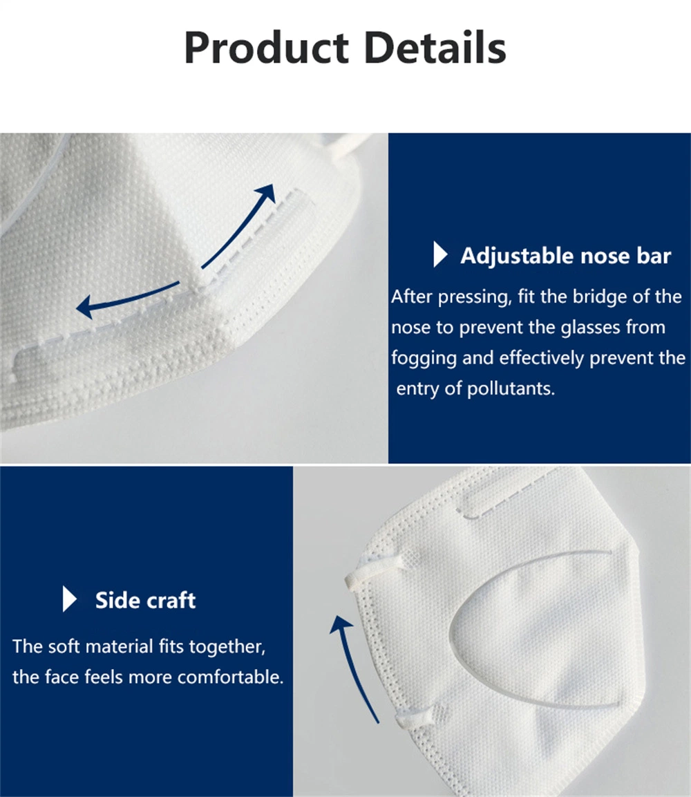 CE Certificate Non-Woven Fabric FFP2 Disposable Face Mask
