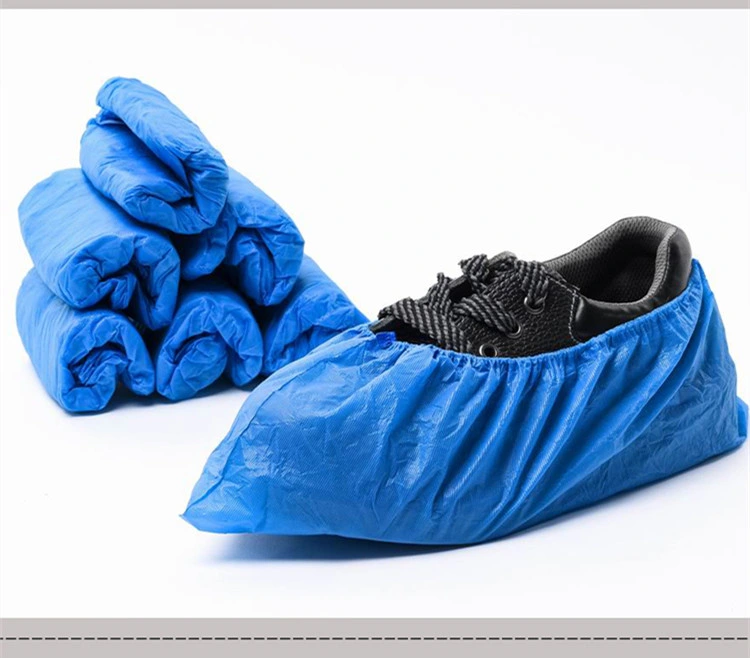 Disposable Shoe &amp; Boot Covers Household Non-Woven Fabric Boot Non-Slip Odor-Proof Galosh Wet Shoes Cover