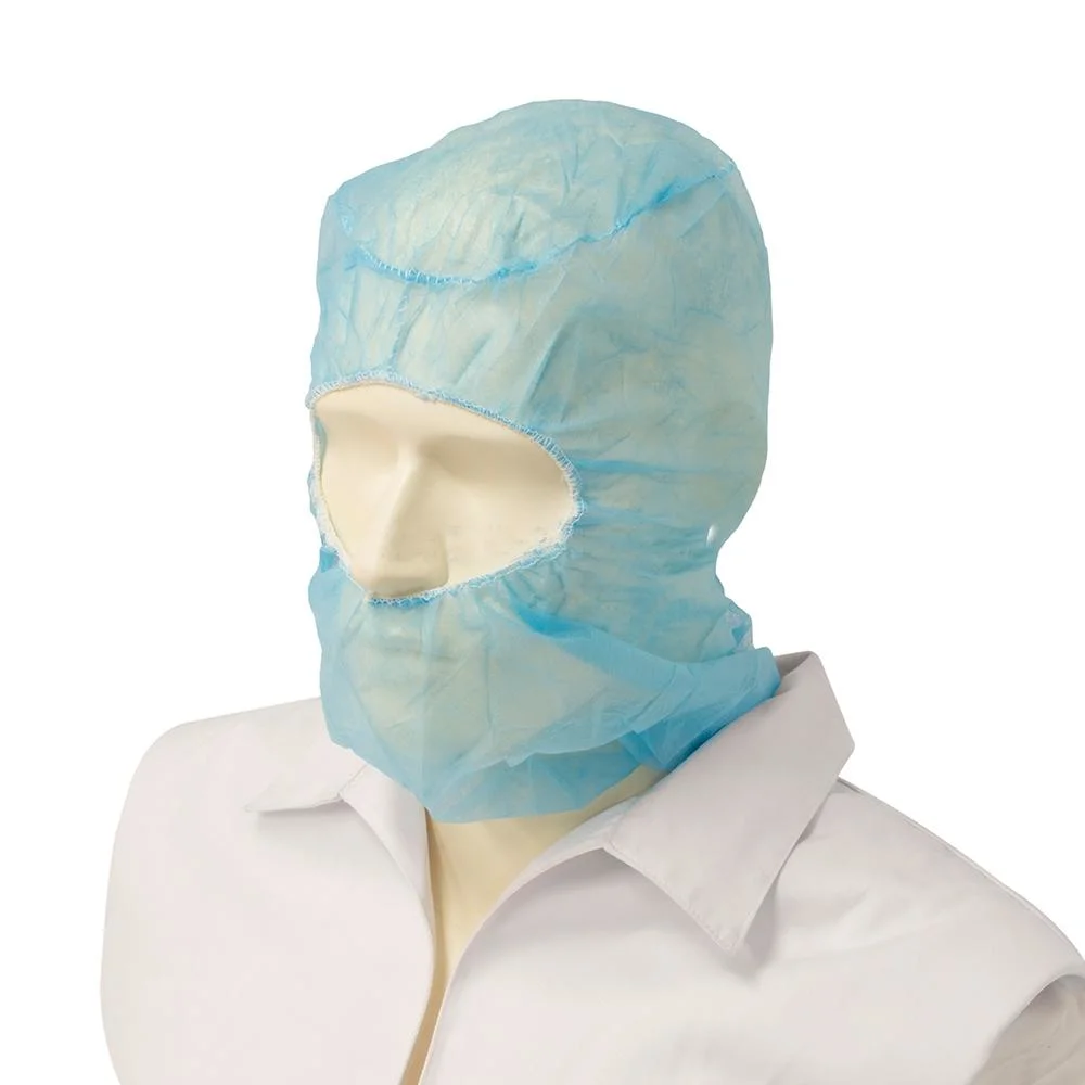 Original Supplier Eco-Friendly PP Disposable Head Cover Ninja Hood Astronaut Cap for Industrial Purpose