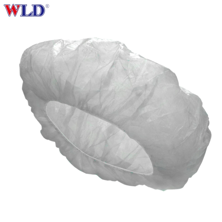 China Cheap Factory Price Medical Disposable Soft Mafe of Non-Woven Fabrics Bouffant Cap