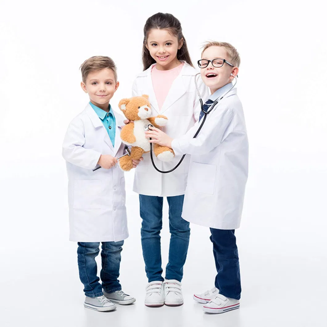 Wholesale Custom Kids Lab Clothes Dress up Kids White Doctor Kids White Show