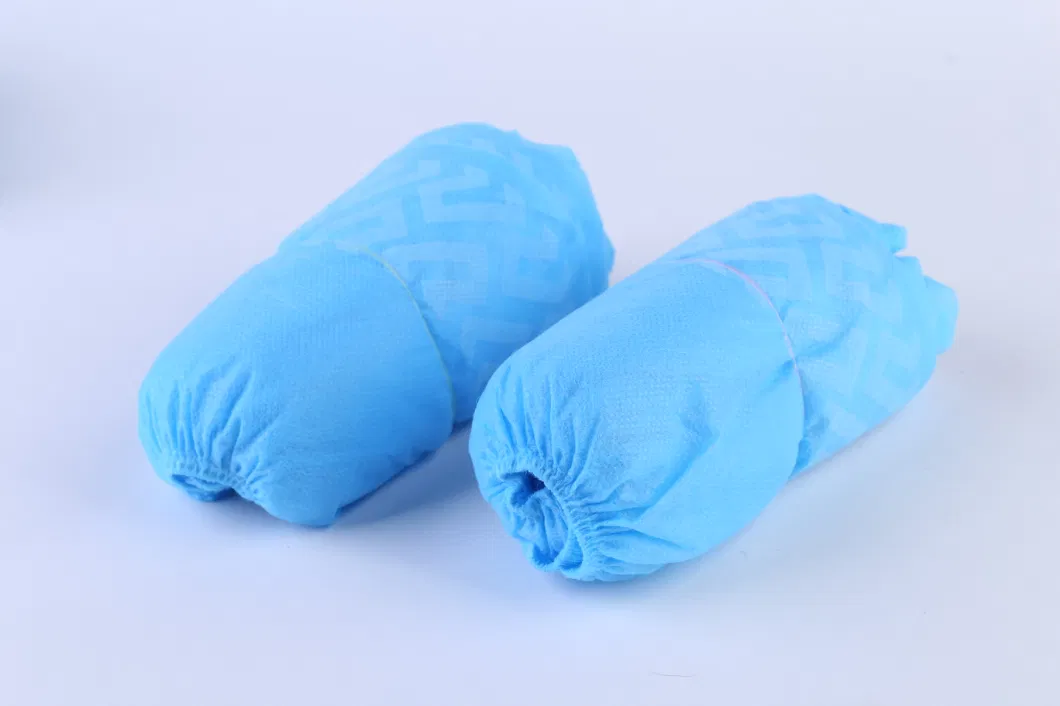 Disposable Shoe &amp; Boot Covers Household Non-Woven Fabric Boot Non-Slip Odor-Proof Galosh Wet Shoes Cover