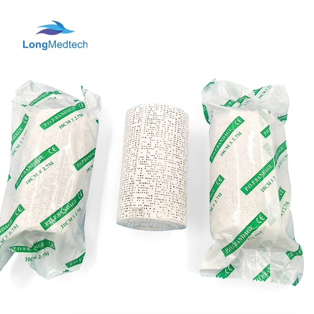 Medical Orthopedic White Pop Plaster of Paris Bandage 6&quot; Rolls Plaster Wrap Bandages